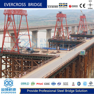 Fast Construction Temporary Access Bridges Steel Trestle Bridge For Cross Sea