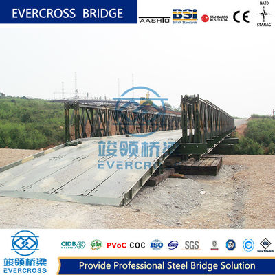 Buy S460J0 Steel Deck Truss Bridge Compact Bailey CB200 Type Custom online manufacture