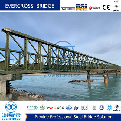 Buy Compact 200 30.48m Single Truss Single Storey Bailey Bridge With Simple Structure online manufacture