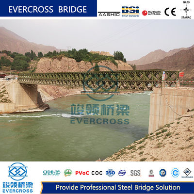 Buy ZB200 100 Ft Steel Bailey Bridge / Double Truss Single Storey DS Fast-Installed online manufacture