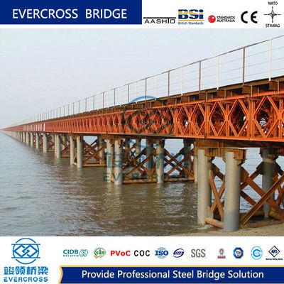 Buy S355JR Steel Bailey Bridge Reinforcement Compact Bailey Bridge ODM online manufacture