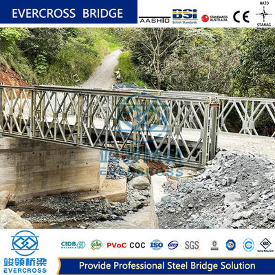 Buy Custom Steel Bailey Bridge Double Truss Single Storey CB200 Type online manufacture