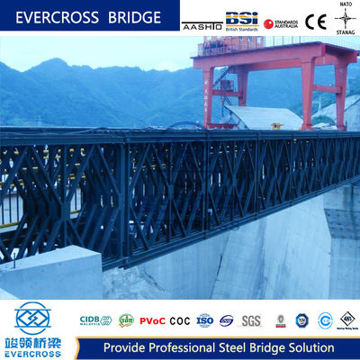 Buy Prefabricated Steel Bailey Bridge Single Design Load Long Life COC certificate online manufacture