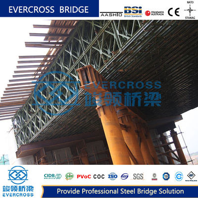 Buy Bailey Type Bridge Scaffolding Construction Platforms With Different Spans And Multiple Rows online manufacture