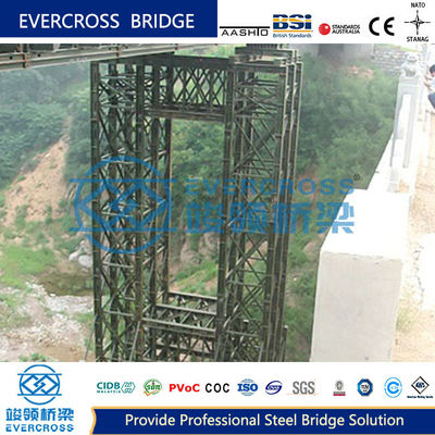 Buy Prefab Custom Large Span Steel Structure Portable Bailey Bridge Pier For Sale online manufacture