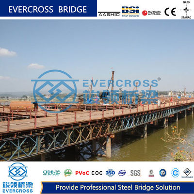 Buy Modular Adaptable Portable Steel Bailey Bridge With Heavy Loading online manufacture