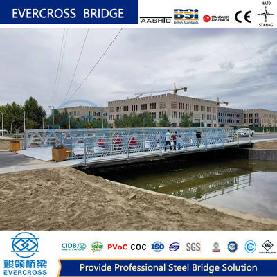 Buy HD200 Detachable Steel Bailey Bridge Prefabricated AASHTO Standard online manufacture