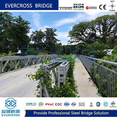 Buy CB100 CB200 Type Compact Bailey Bridge Steel Highway Bridge With Steel Deck online manufacture