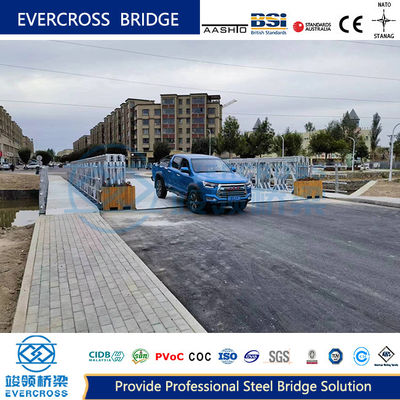 Αγορά Συμπίεση 100 Bailey Truss Bridge Μοντυλικό Σύστημα Προετοιμασμένης Απλής Ορθοδόμησης online manufacture