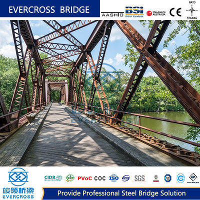 Buy Permanent Steel Girder Railway Bridge Custom Single Lane For Ferry online manufacture
