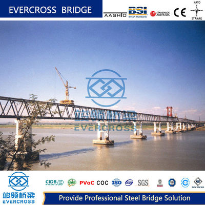 Buy Compact Steel Truss Bridge Temporary Pedestrian Bridge Long Life online manufacture
