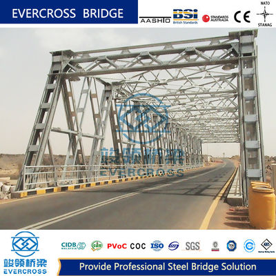 Buy Single Span Temporary Truss Bridge Metal Truss Bridge Energy Saving online manufacture