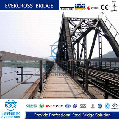 Buy Portable Truss Steel Bridge With Composite Deck EN10113 S460N online manufacture
