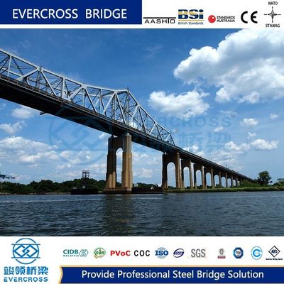 Buy High Stiffness Simply Supported Steel Truss Bridge Fast Installed online manufacture