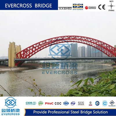 Buy Prefab Design Steel Arch Bridge High Stability Arched Pedestrian Bridge online manufacture