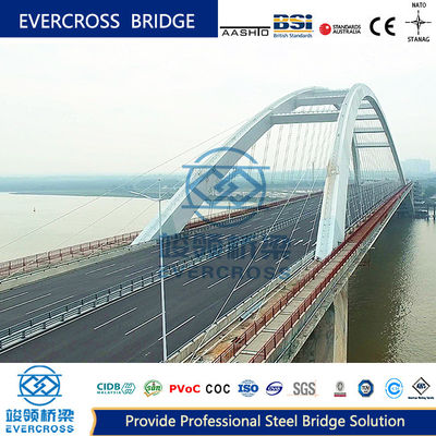 Buy Concrete Deck Railway Steel Arch Bridge Fatigue Resistance High Durability online manufacture