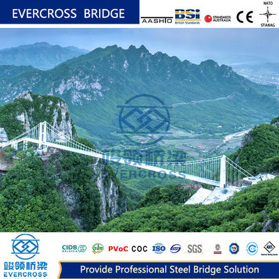 Beli Jembatan gantung kawat baja anti gempa CNAS COC Certificate online manufacture