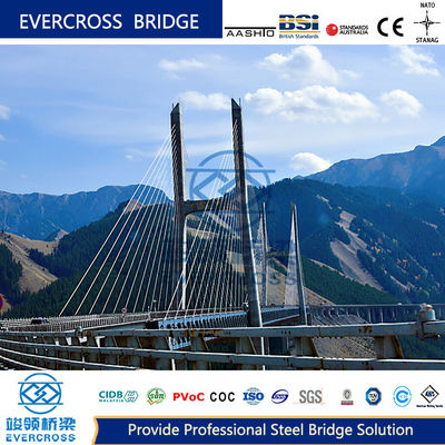 Buy Custom Made Cable Supported Bridge Prefabricated Steel Truss Bridge online manufacture