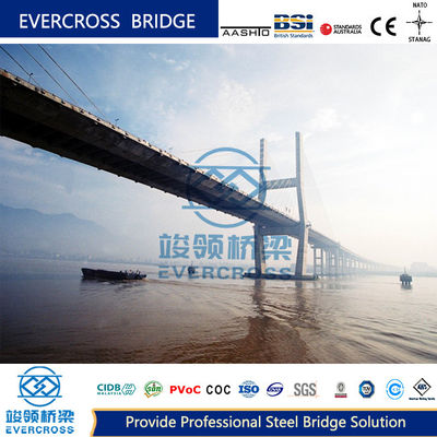 Buy Permanent Steel Cable Stayed Bridge Structure Great Stability Fast Delivery online manufacture
