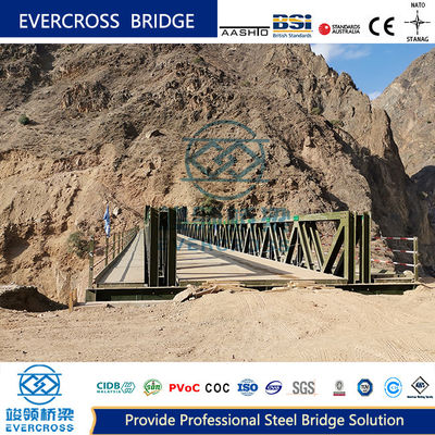 OEM Temporary Modular Bridge Structural Steel Bridge Interchangeable