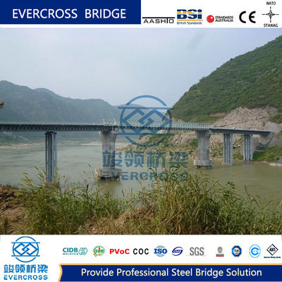 Large Span Prefabricated Steel Bridge With Simple Structure Modular Design