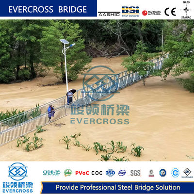 Footwalk Steel Beam Footbridge Modular Design Fast Installed ODM