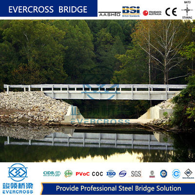 OEM Steel Girder Bridge Steel Suspension Bridge Simple Structure