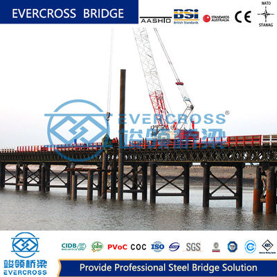 Lightweight Portable Steel Bailey Bridge For Large Scale Building Structures