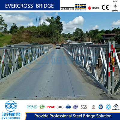 Modern Design Steel Structure Temporary Bailey Bridge For Construction CB100