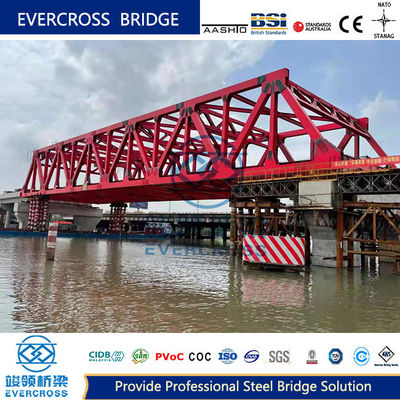 Simple Design Structural Steel Railway Truss Bridge OEM ODM Available