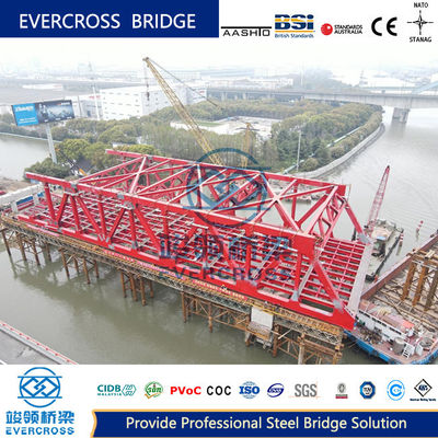Large Span Metal Truss Bridge Steel Highway Bridge Fast Installed