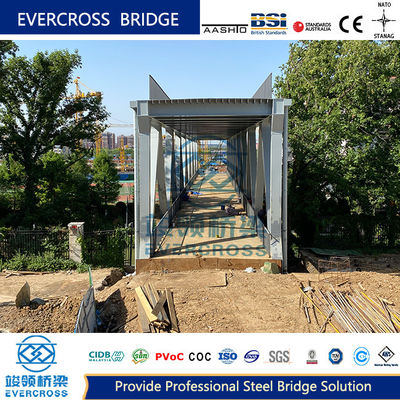 ODM High Strength Steel Truss Bridge Rigid Connection Prefab Steel Bridge