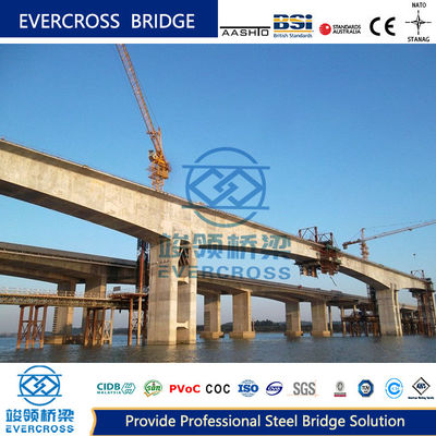 3m Height Steel Box Girder Bridge Weather Resistant Modular Steel Bridge