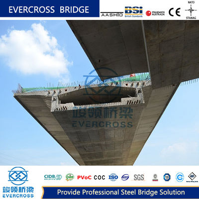 Large Flexural High Stiffness Steel Tub Girder Bridge With Concrete Deck