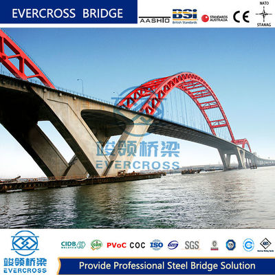 Assembled Steel Composite Beam Bridge Temporary Construction Bridge