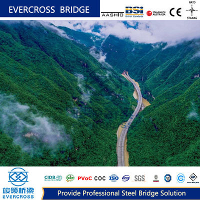 High Stiffness Steel Rigid Frame Bridge Large Spans Long Lasting