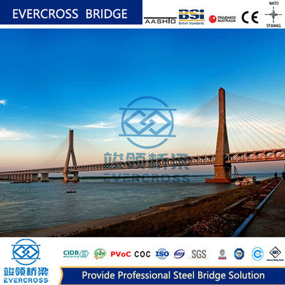 Concrete Deck Composite Steel Bridge Customizable Small Spans