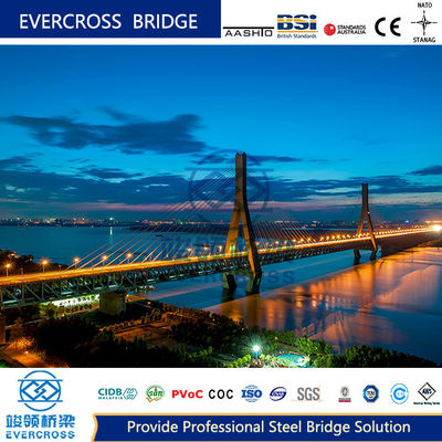 Heavy Loading Capacity Composite Beam Bridge High Torsional Stiffness