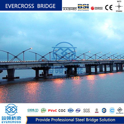 Easy Assembled Composite Beam Bridge Prefab Steel Bridge High Durability