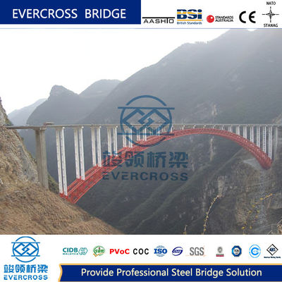 Great Stability Metal Arch Bridge Simple Arch Bridge For Highway