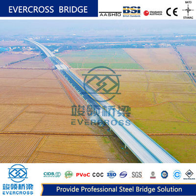 Prefab Design Steel Concrete Composite Bridge For Highway Easy Installation
