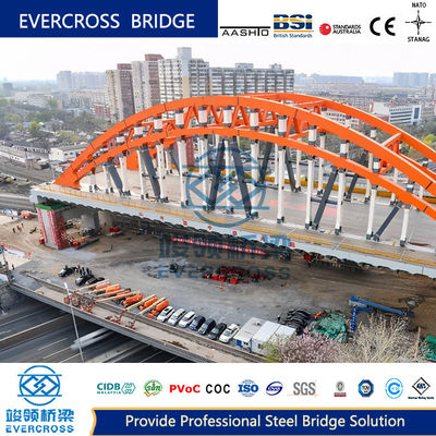 Customizable Arch Steel Bridge Diverse Design Steel Concrete Bridge