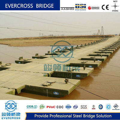 Footwalk Floating Pontoon Bridge Custom Temporary Foot Bridge