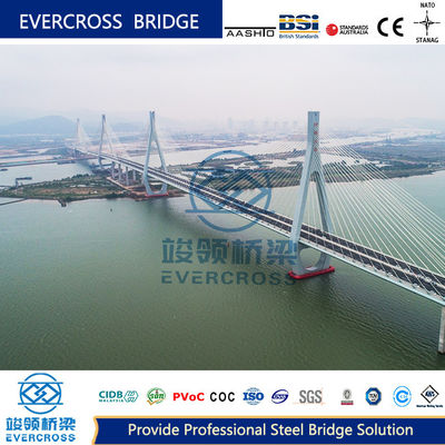Customized Cable Stage Bridge High Durability Diagonal Cable Supported Bridge